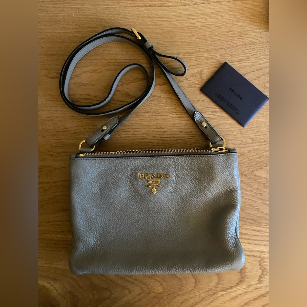 Prada Double Zip Crossbody (Bandoliera)